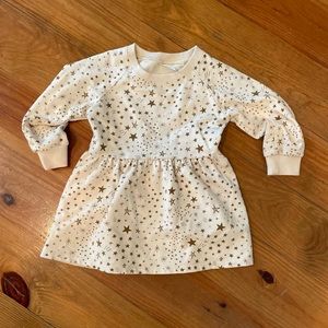 Rylee + Cru starburst raglan sweatshirt dress 2-3y